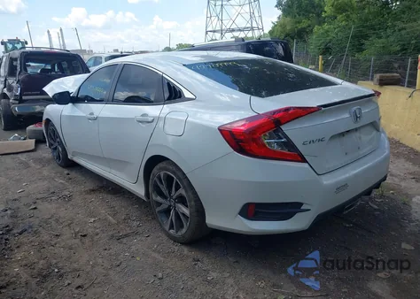 2020 Honda Civic Sport from USA, damaged, VIN 2HGFC2F8XLH537065